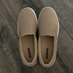 Ladies size 7.5 slips ons